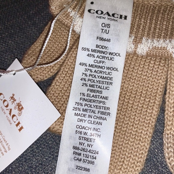 NWT COACH Gloves - Picture 5 of 5